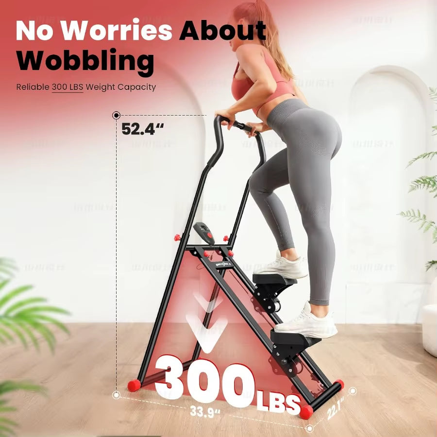 BODYRHYTHM New Stair Stepper for Home Gym Exercise Vertical Climber Machine for Full Body Workout Foldable Cardio Exercise Mach